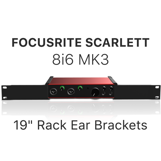 Focusrite 8i6 Gen 3 Rackmount Bracket Kit