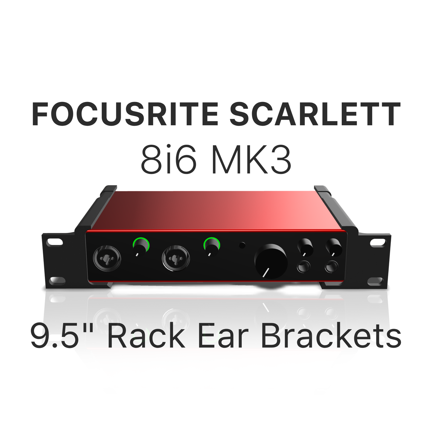 Focusrite 8i6 Gen 3 Rackmount Bracket Kit