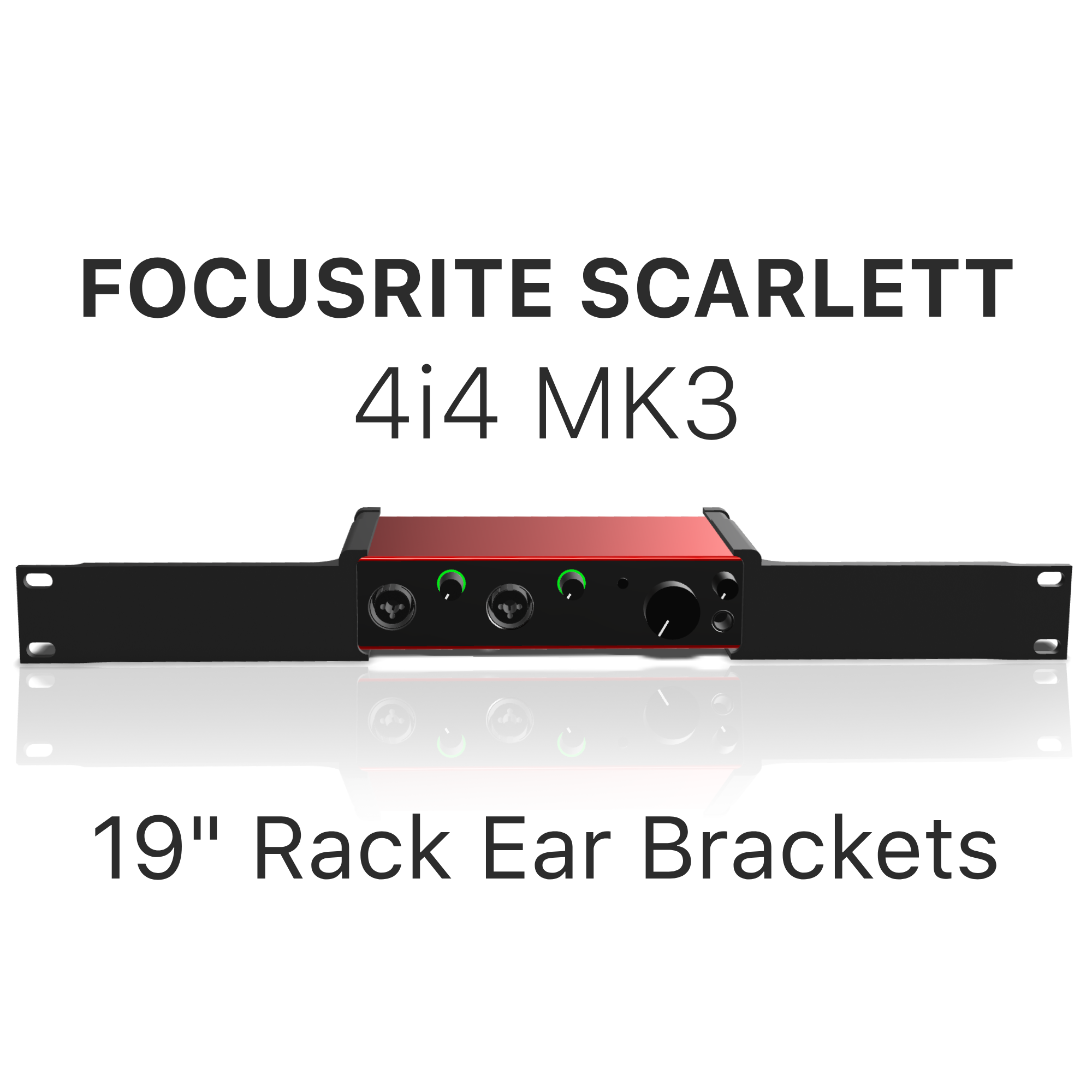 Focusrite Rack Interface Focusrite 4i4 Gen 3 Rackmount Brackets – Altair Playback