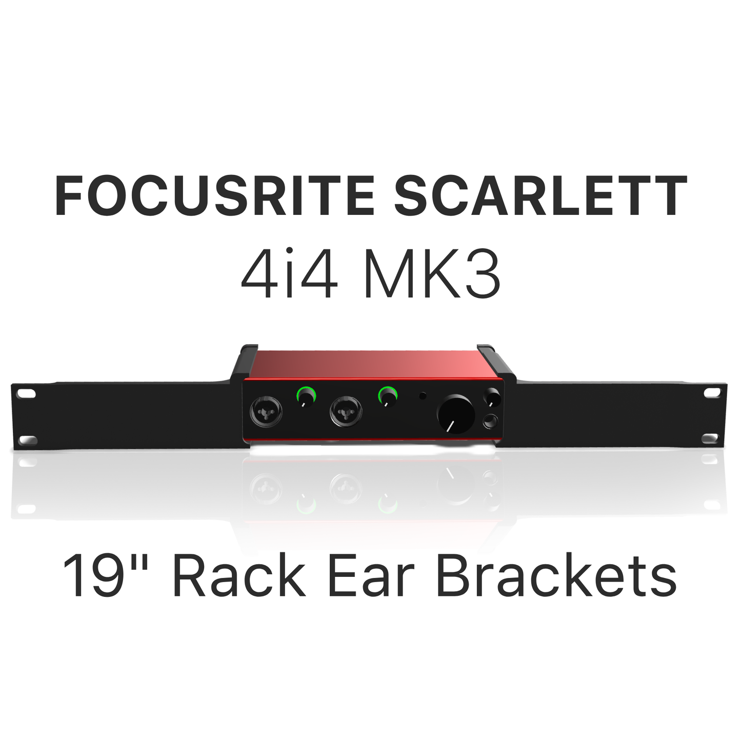 Focusrite 4i4 Gen 3 Rackmount Brackets – Altair Playback