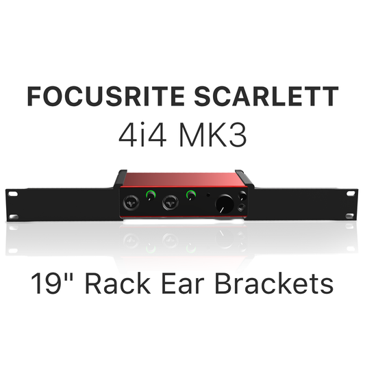 Focusrite 4i4 Gen 3 Rackmount Brackets