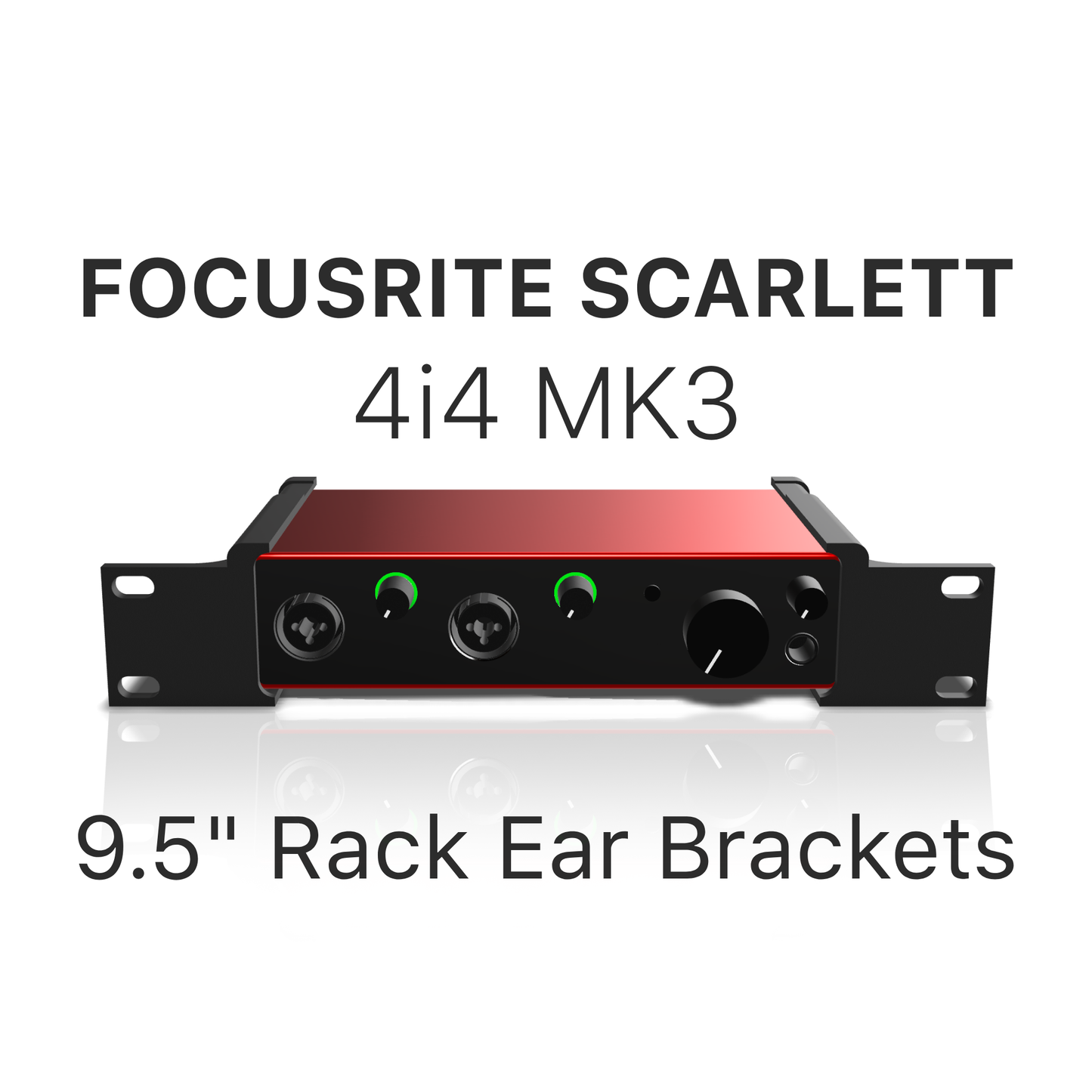 Focusrite 4i4 Gen 3 Rackmount Brackets