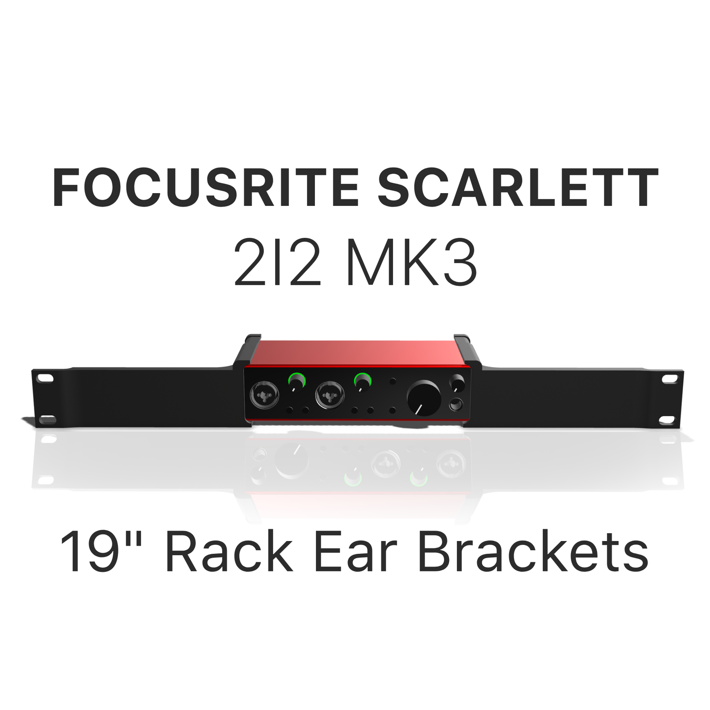 Focusrite 2i2 Gen 3 Rackmount Bracket Kit